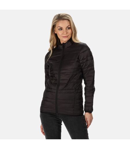 Regatta Womens/Ladies Firedown Baffled Quilted Jacket (Black) - UTRG5070