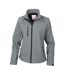 Result Ladies/Womens La Femme® 2 Layer Base Softshell Breathable Wind Resistant Jacket (Silver Grey) - UTBC863