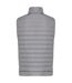 Mens meru recycled polyester body warmer silver grey Iqoniq-2