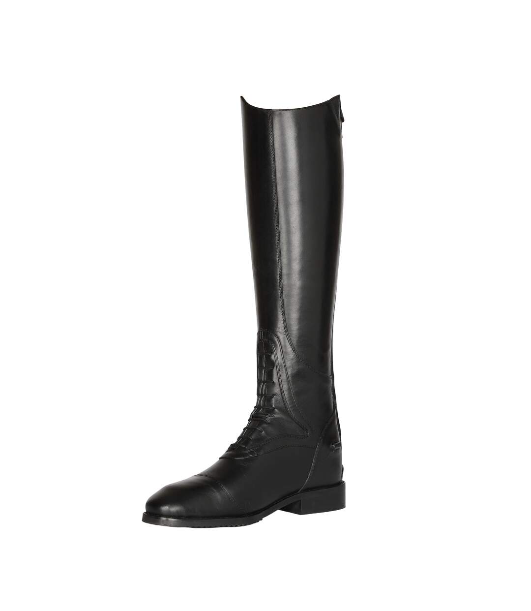 Unisex Adult Tivoli Leather Long Riding Boots Black Moretta-4