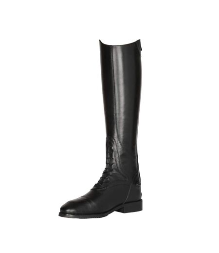 Unisex Adult Tivoli Leather Long Riding Boots Black Moretta