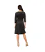 Robe Patineuse Motif/style Scintillant Femme Noir Mela London-3