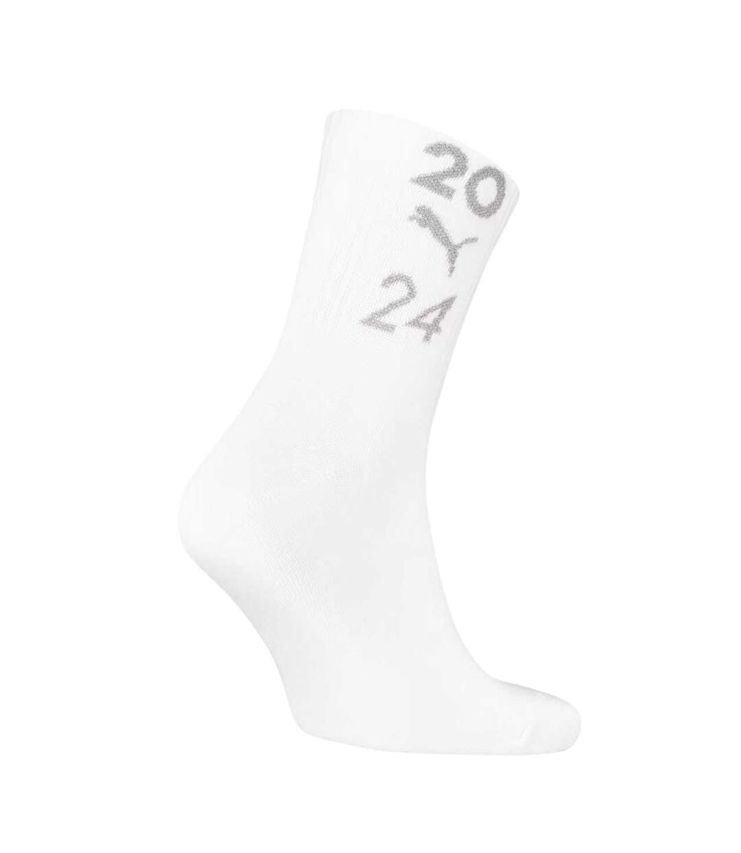 Womens/ladies Glow 99 Crew Socks White Puma-2