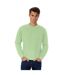 Sweatshirt À Manches Longues Pour Hommes Vert Clair B&C-1
