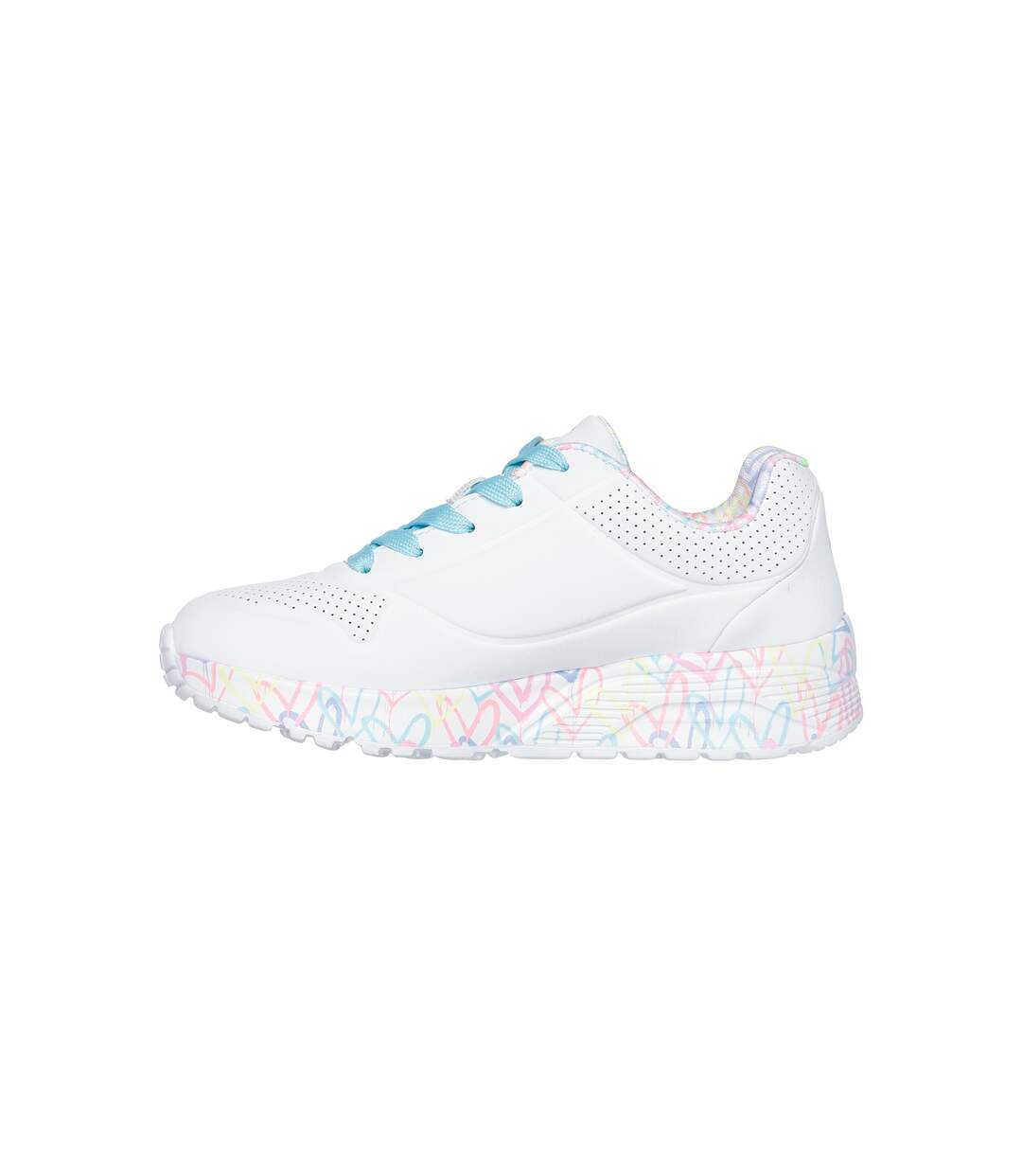 Basket Basse à Lacets Skechers Juniors Uno Lite-Lovely Luv-1