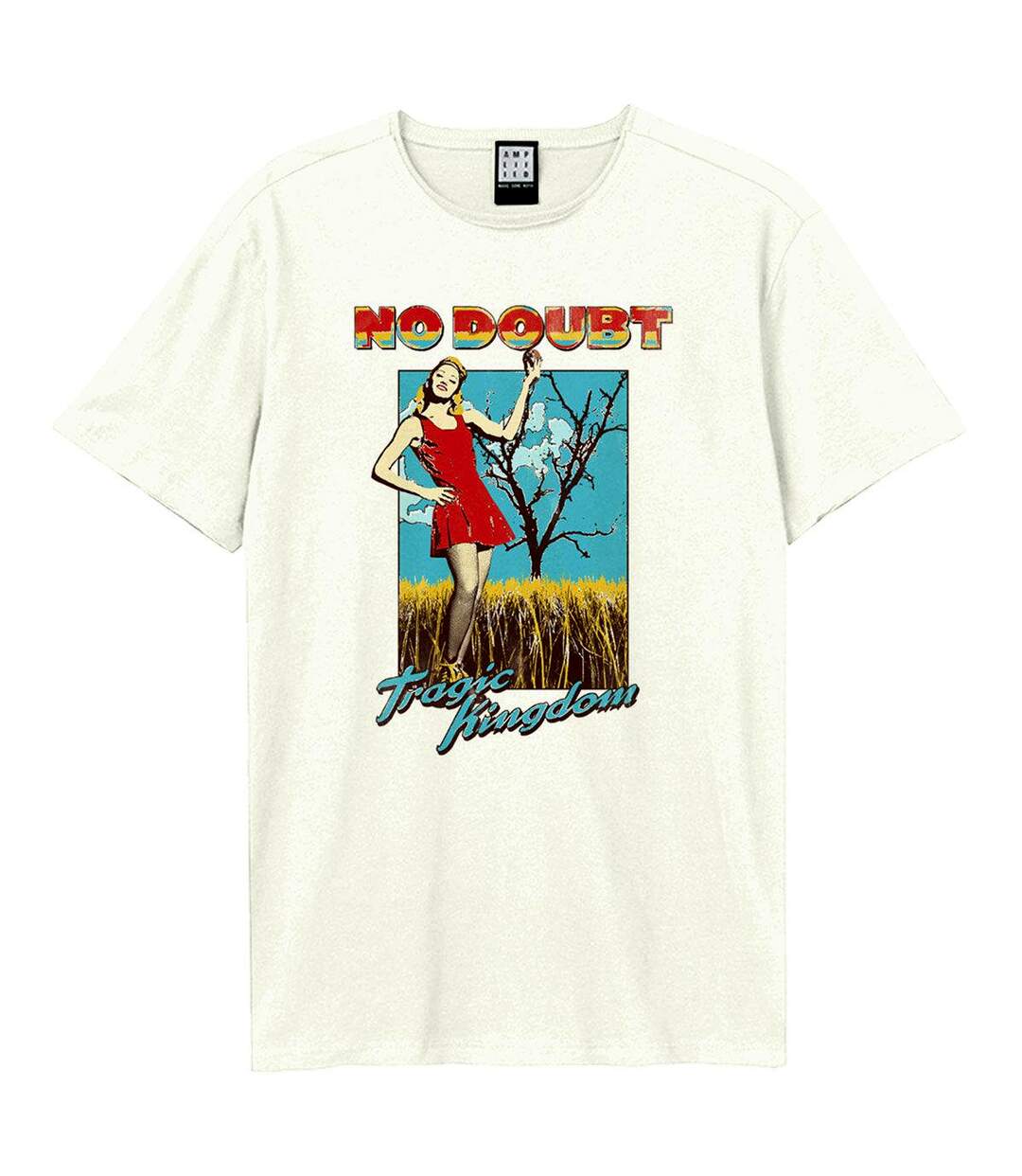 T-shirt tragic kingdom adulte blanc Amplified