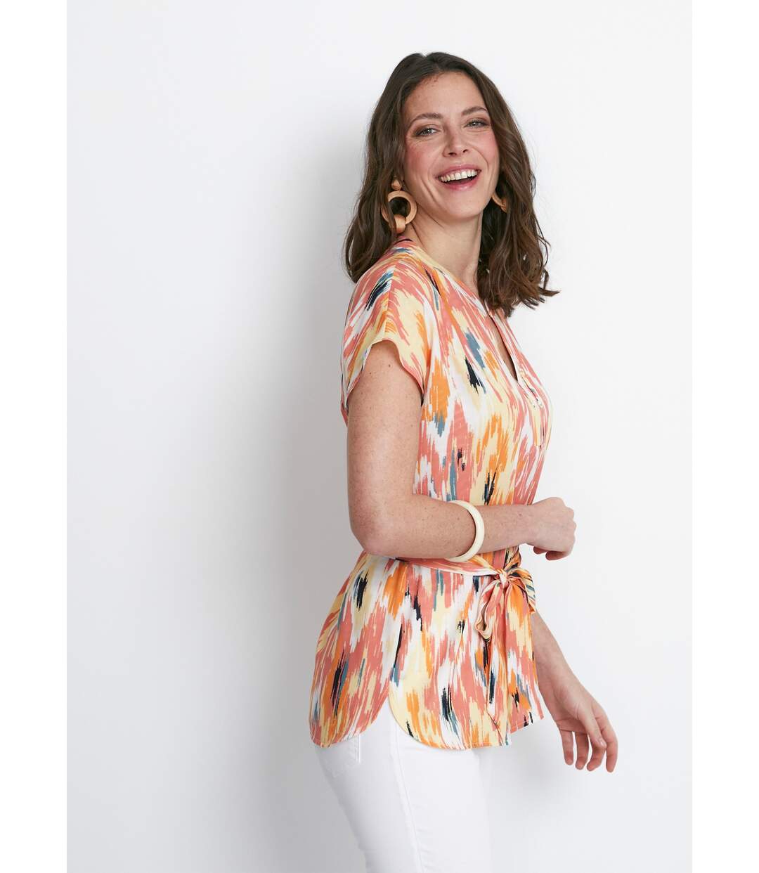 Tunique longue manches kimono-3