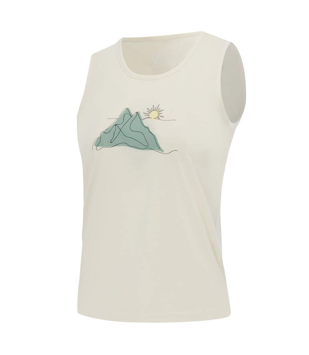 Womens/ladies Harmonic Mountain Lightweight Tank Top Almond Milk Dare 2B-4