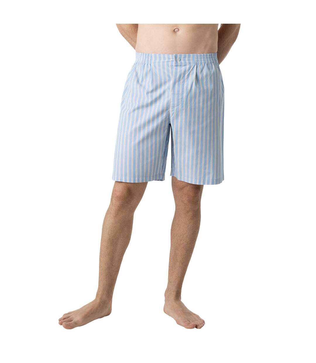 Pyjama court ouvert homme Popeline Eminence-2