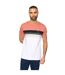 Mens Kemble T-shirt Pink Black Bewley & Ritch-1