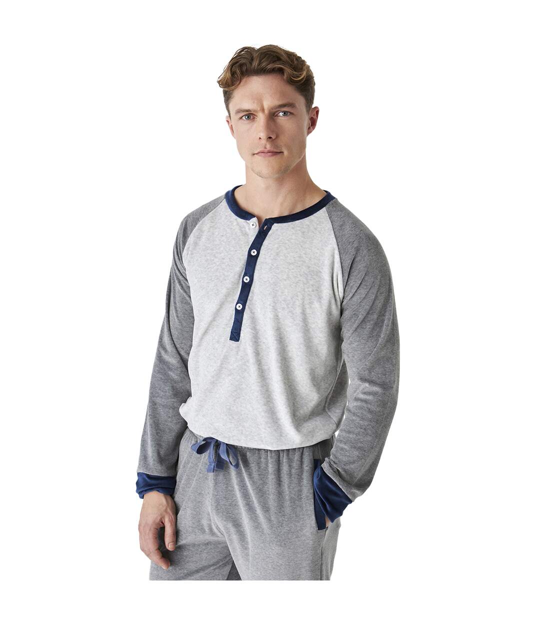 Winter pajamas long sleeve velvet JJBEP5302 men