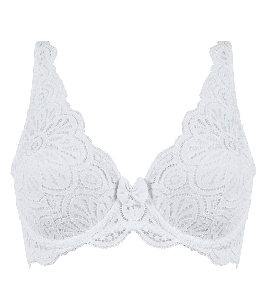 Soutien-gorge ampliforme coque moulée blanc Paname