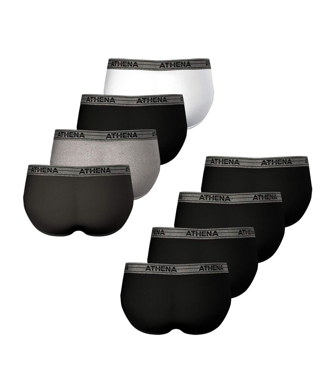 Lot de 8 slips homme Eco Pack Athena-1