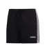 Short Motif/style 3 Rayures Essentials Femme Noir Blanc Adidas-1