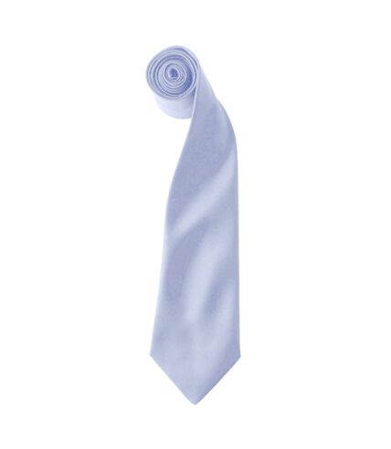 Premier Colours Mens Satin Clip Tie (Pack of 2) (Light Blue) (One size) - UTRW6940