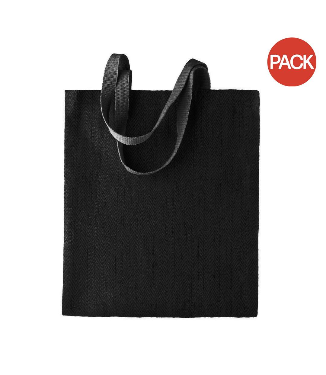 Lot de 2  Sac en jute femme taille unique noir Kimood-1