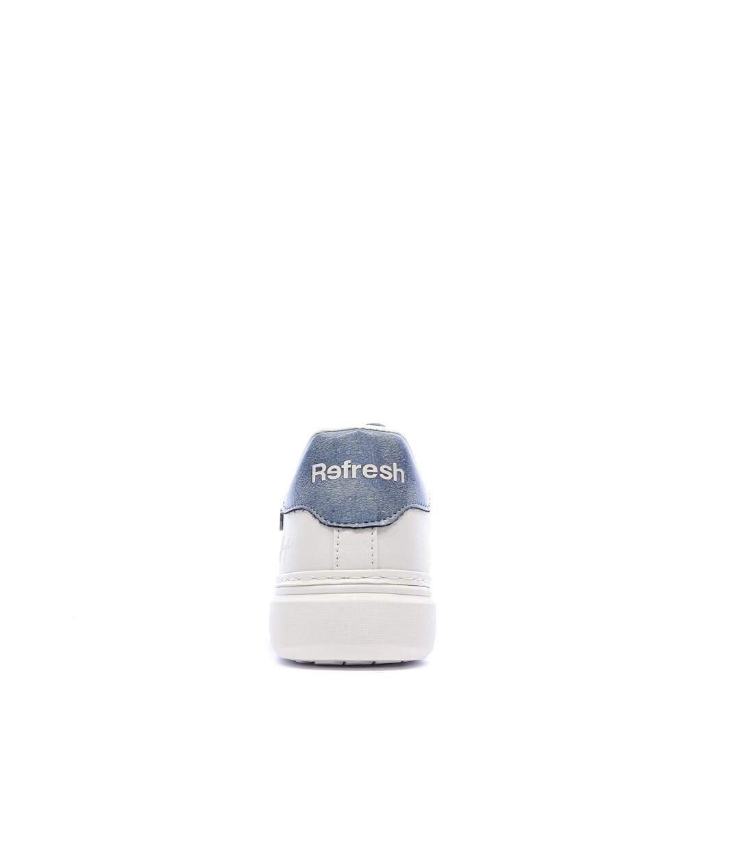 Baskets blanches/bleu femme refresh  175227  coral-3