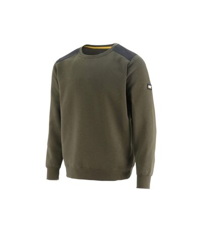 Caterpillar Mens Essentials Sweatshirt (Moss Green) - UTFS8465