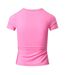 T-shirt Motif/style Logo Brodé Femme Rose Œillet Gym King-3
