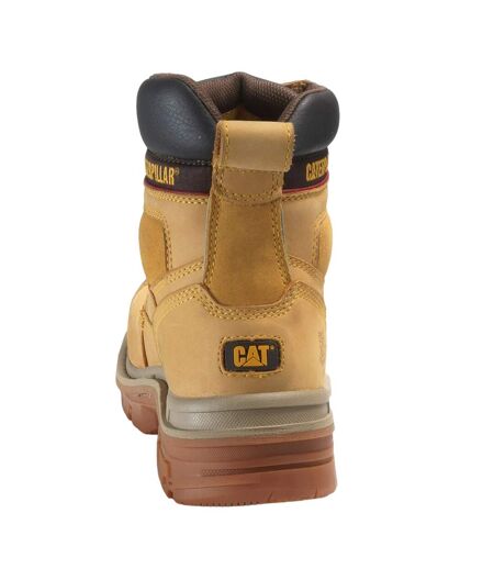 Mens gravel 6 leather safety boots honey CAT Lifestyle