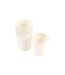 Lot de 50 Gobelets en Carton Café 12cl Blanc-1