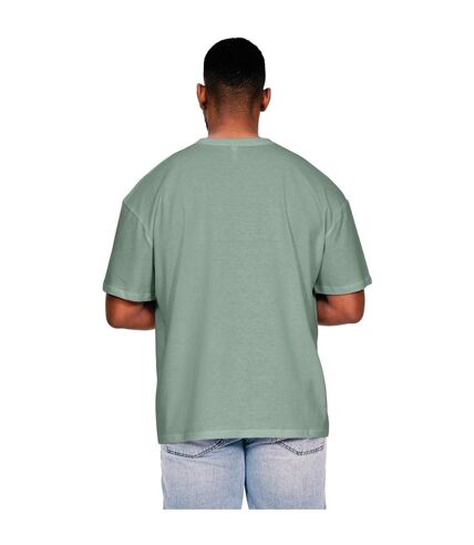 Mens core ringspun cotton oversized t-shirt sage Casual Classics