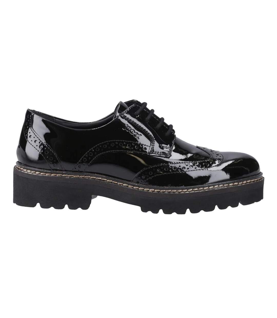 Chaussures brogues kortney femme noir POD-4