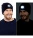 Bonnet Homme Tricot Chaud avec Leger LED Frontale-4