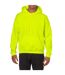 Sweat À Capuche Adulte Vert Fluo Gildan-1