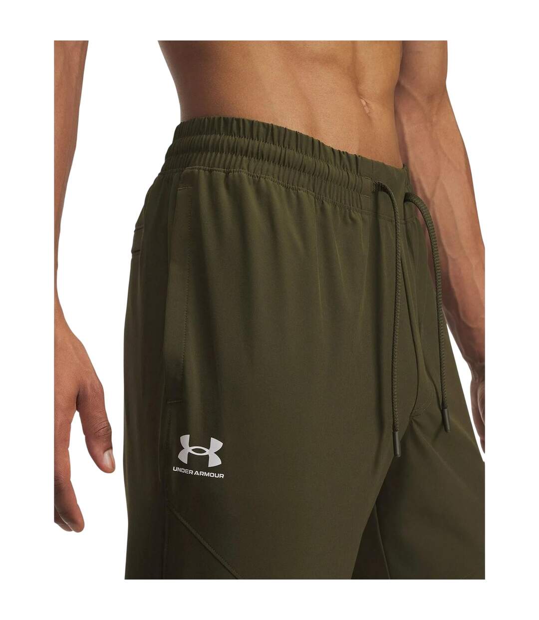Mens Vibe Relaxed Fit Joggers Green Under Armour-4