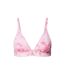 Haut De Maillot De Bain Motif/style Tie-dye Femme Rose Calvin Klein-2