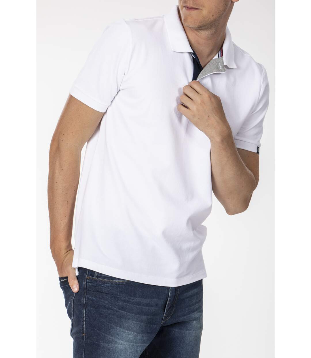 Polo style sport AVERY BLEU / MARINE
