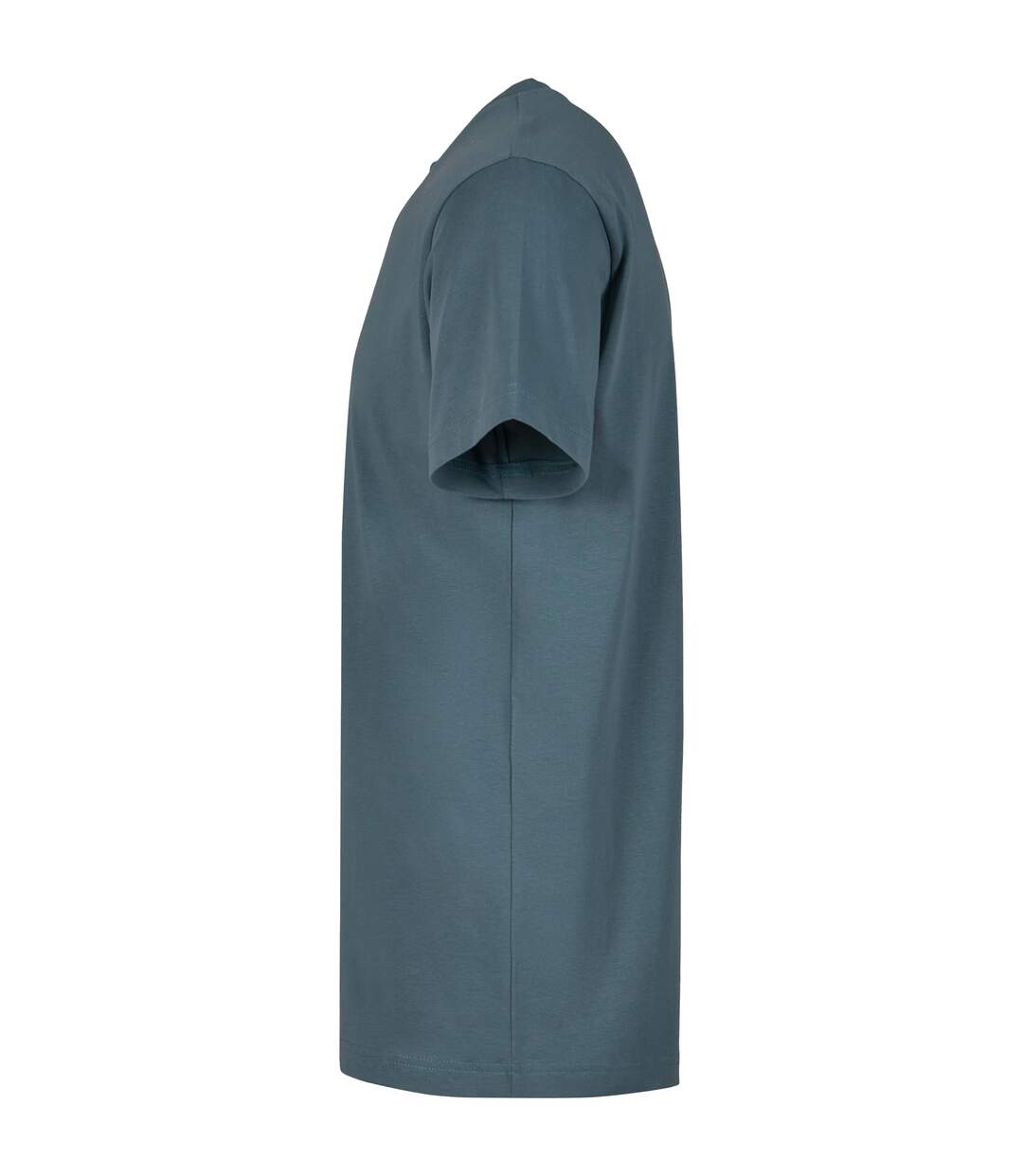 T-shirt À Col Rond Pour Hommes Bleu Poussiéreux Build Your Brand-3