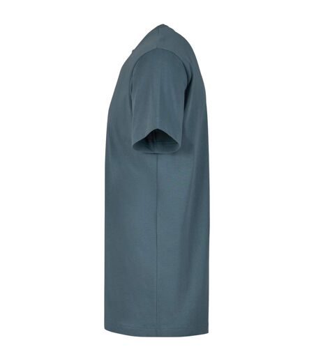 T-shirt À Col Rond Pour Hommes Bleu Poussiéreux Build Your Brand