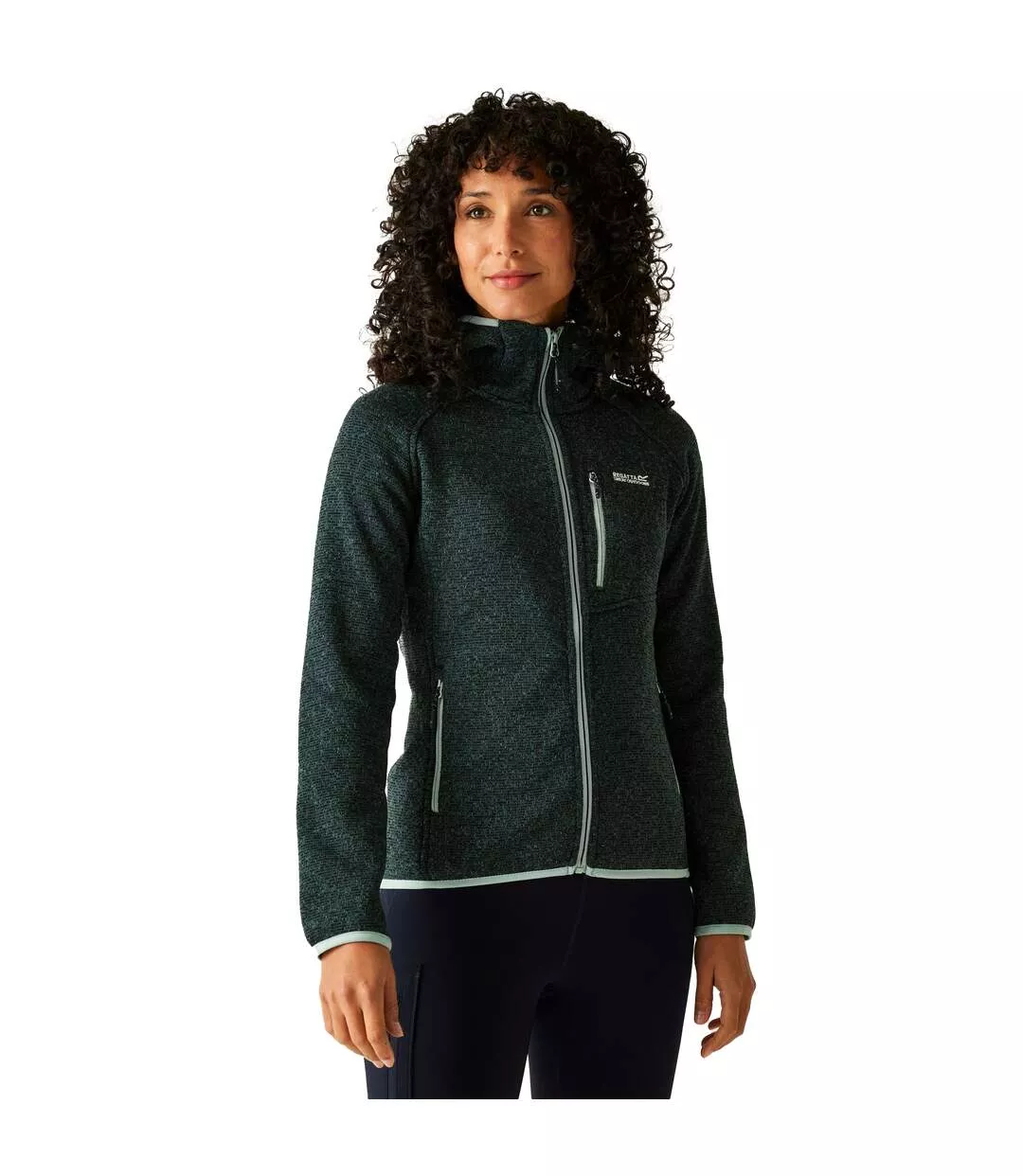 Veste Polaire Newhill Femme Vert Sombre Regatta-1