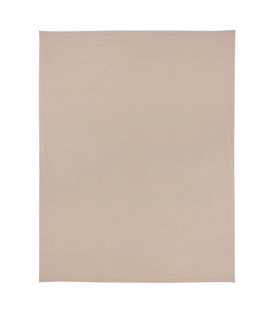 Drap plat uni Satin de coton DAUPHINE Marron