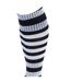 Unisex adult pro hooped football socks black/white Precision-2