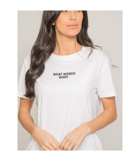 T-shirt col rond message FOMEREY - Dona X Lisa