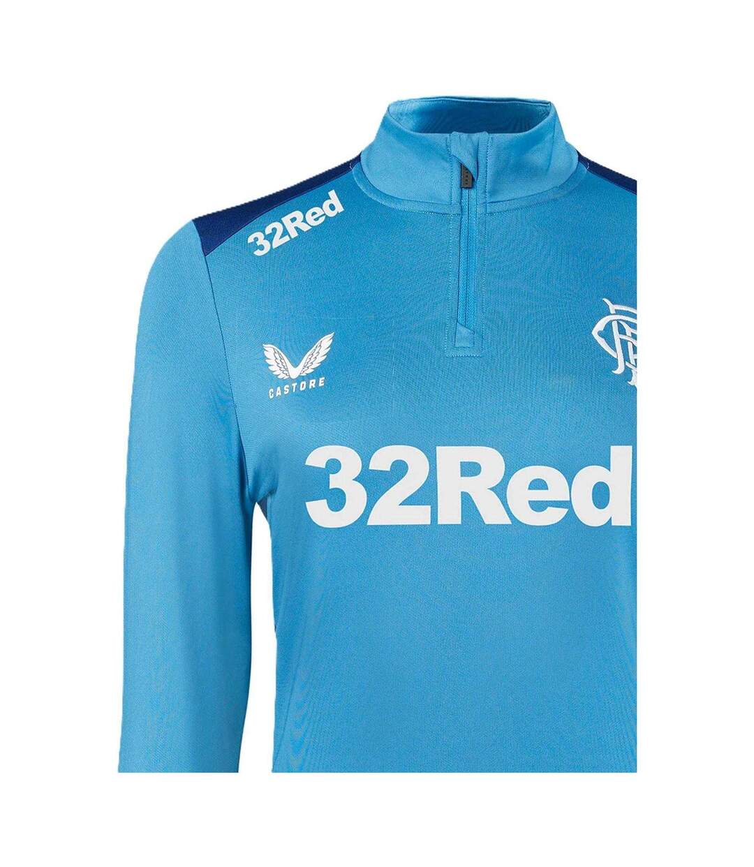 Haut Polaire Motif/style Rangers Fc Femme Bleu Bleu Vif Castore-3