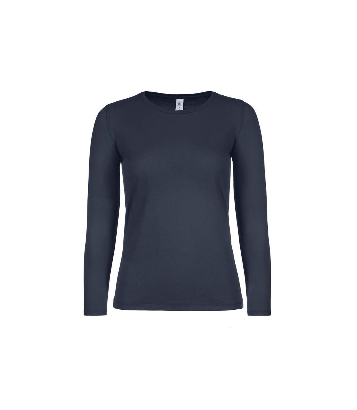 B&C Womens/Ladies E150 Long sleeve T-Shirt (Navy)
