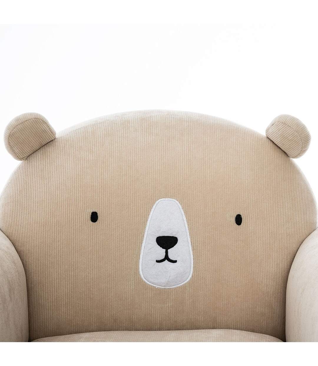 Fauteuil enfant design bois Ours - Beige-3