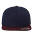 Casquette Ajustable Classic Bleu Marine Pourpre Yupoong-2