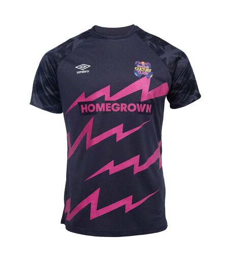 Mens Culture Clash Red Bull Jersey Carbon Black Umbro