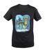 T-shirt homme manches courtes - Loups Wolfmoon - 10540 - noir