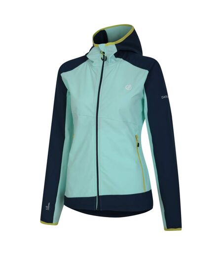 Veste softshell avidly femme vert menthe / denim sombre Dare 2B