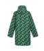 Regatta Womens/Ladies Orla Kiely Elm Leaf Quilted Mid Length Jacket (Shadow/Emerald) - UTRG10056