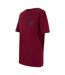 T-shirt Motif/style Arbre Cline Homme Pourpre Foncé Regatta-3