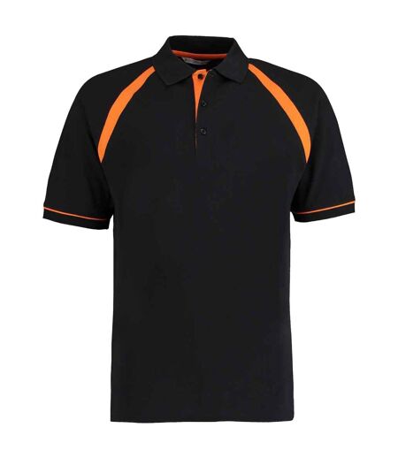 Polo Oak Hill Homme Noir Orange Kustom Kit