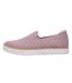 Womens/ladies Coast Drive Textured Loafers Pink Skechers-2