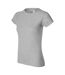 T-shirt Softstyle Femme Gris Chiné Gildan-3